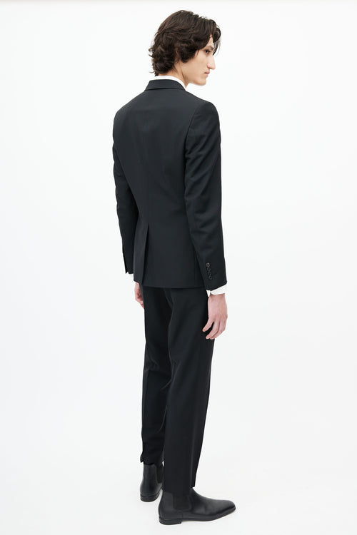 Prada Black Wool Two Piece Suit