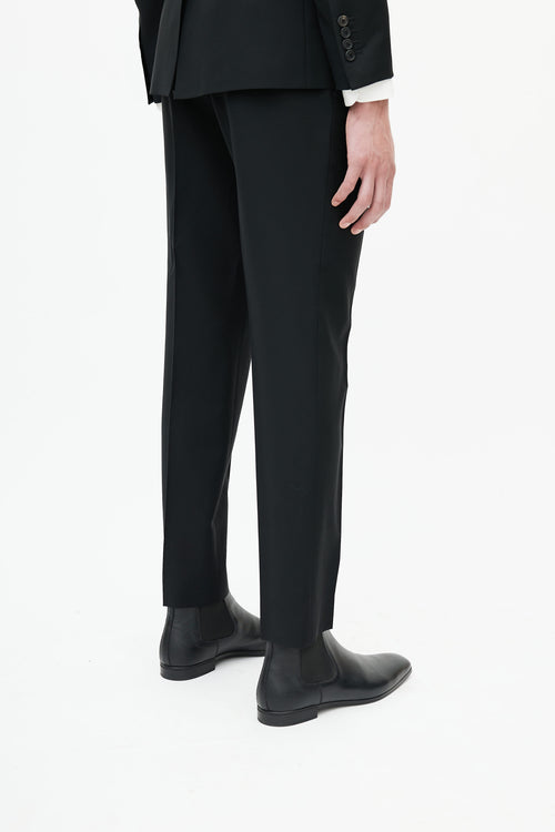 Prada Black Wool Two Piece Suit