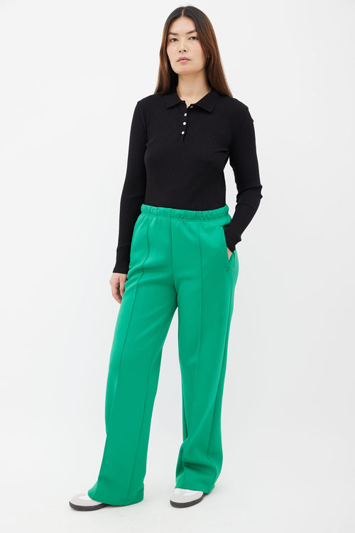 FW 2018 Green Wide Leg Pant