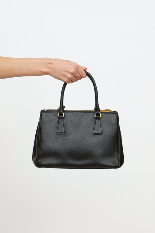 Prada Black Saffiano Small Galleria Bag