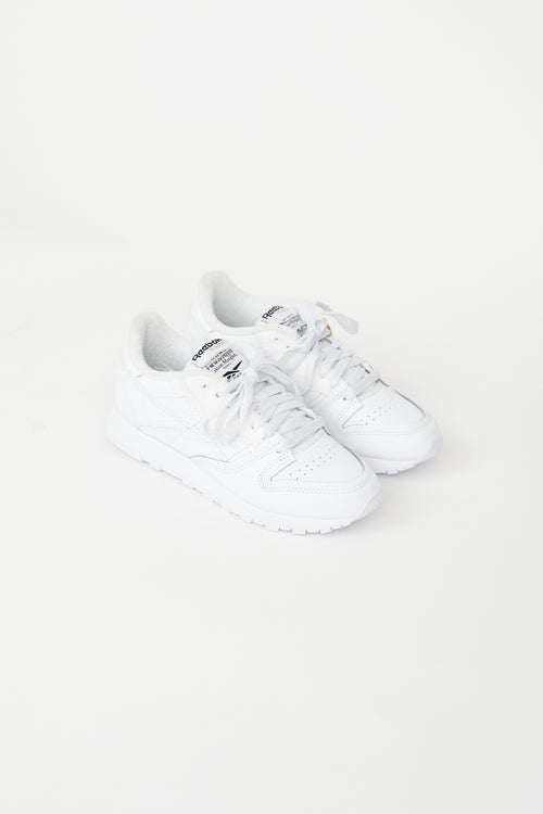 Maison Margiela X Reebok White Leather CL Memory Of Sneaker