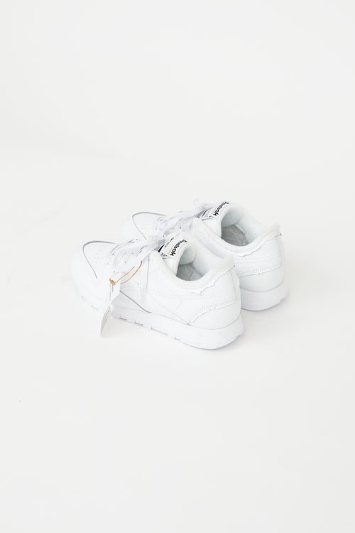 Maison Margiela X Reebok White Leather CL Memory Of Sneaker