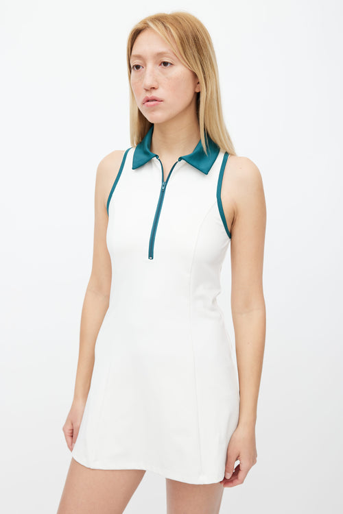 Reformation Cream 
Green Tennis Dress