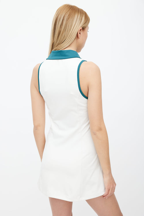 Reformation Cream 
Green Tennis Dress