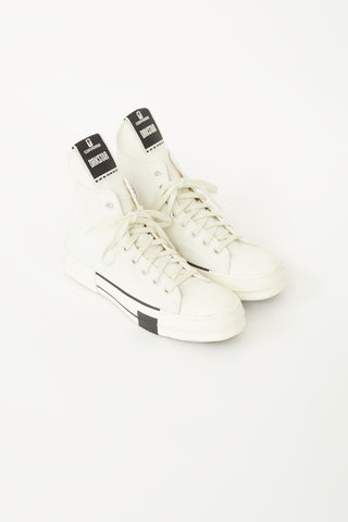 Rick Owens X Converse DRKSTAR Hi-Top Sneaker