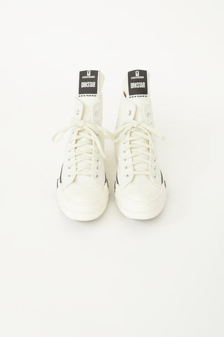 Rick Owens X Converse DRKSTAR Hi-Top Sneaker