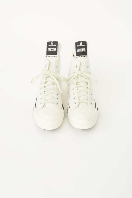 Rick Owens X Converse DRKSTAR Hi-Top Sneaker