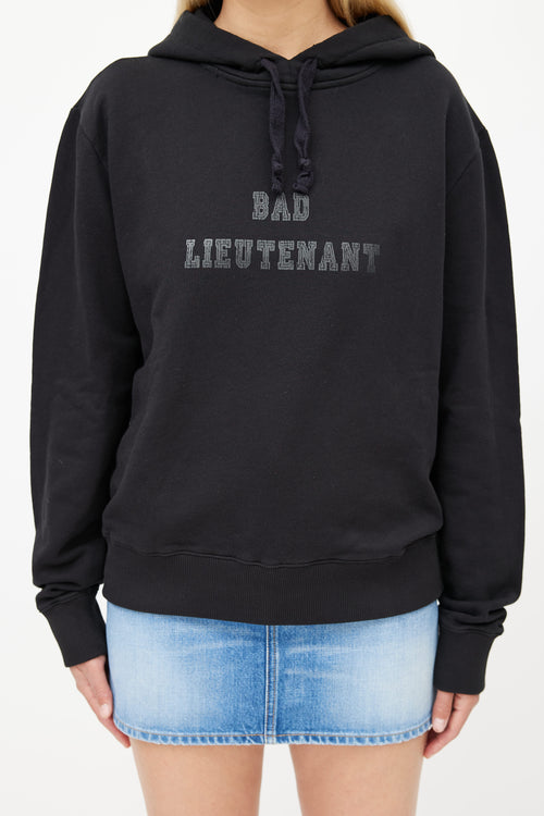 Saint Laurent Black Bad Lieutenant Hoodie