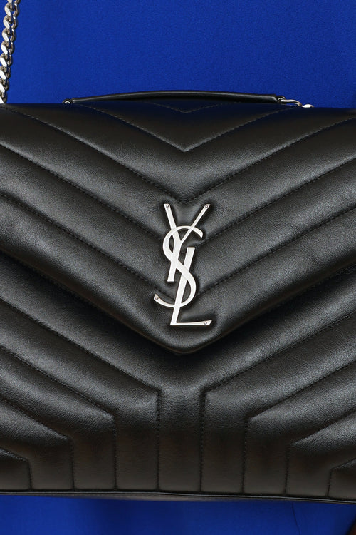 Saint Laurent Black Lou Lou Chain Bag