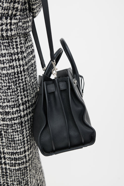 Saint Laurent Black Sac de Jour Souple Bag