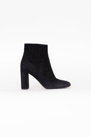 Saint Laurent Black Suede Lou Boot