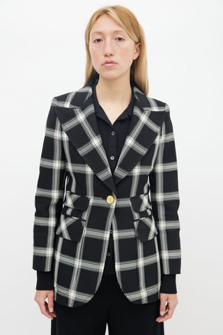 Smythe Check Birkin Blazer