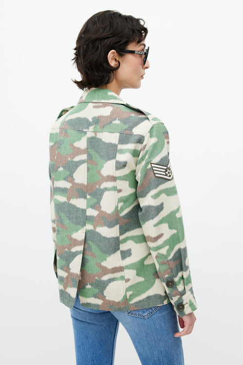 Smythe Green Camo Patch Shirt