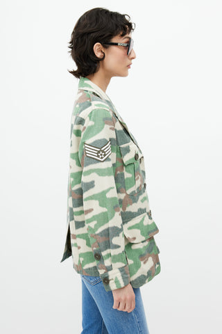 Smythe Green Camo Patch Shirt