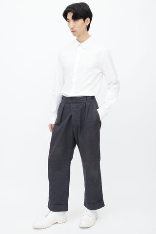 Snow Peak Dark Grey Wide Leg Trouser