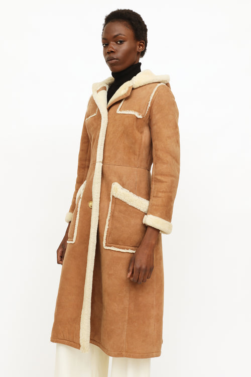 VSP Archive Vintage Tan Shearling Coat