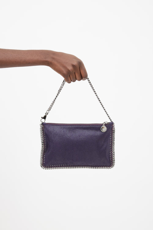 Stella McCartney Purple Mini Falabella  Clutch