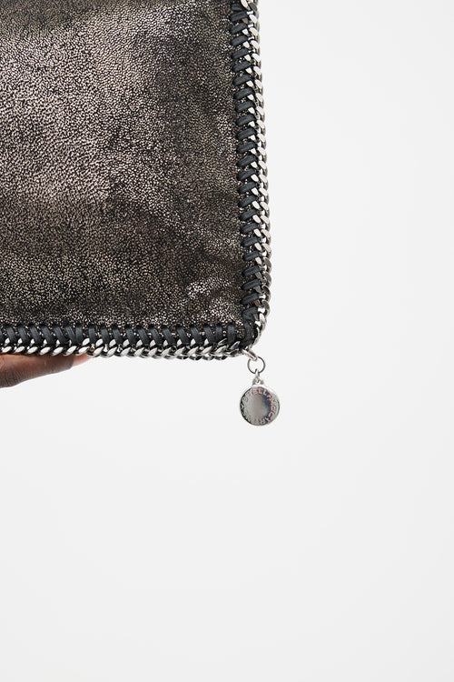 Stella McCartney Metallic Pewter Falabella Clutch