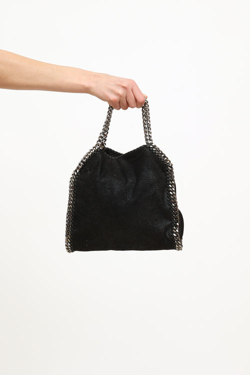 Stella McCartney Black Mini Falabella Tote Bag