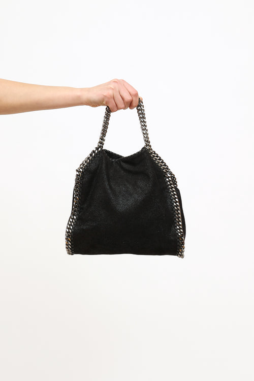 Stella McCartney Black Mini Falabella Tote Bag