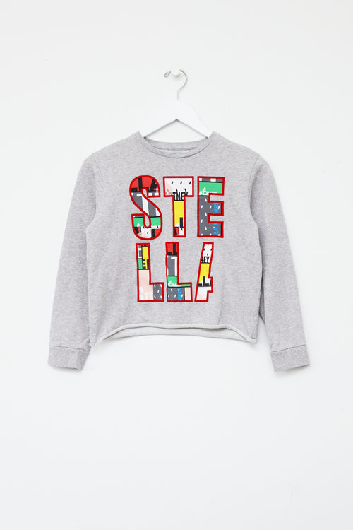 Stella McCartney Kids Grey Stella Crewneck