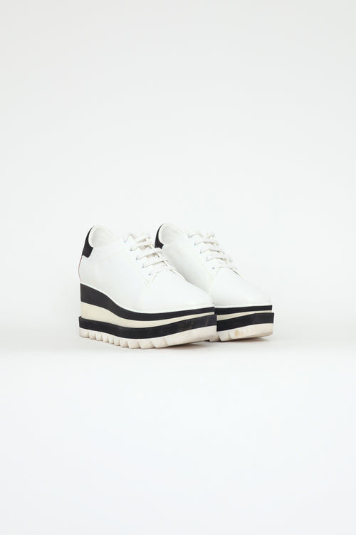 Stella McCartney White 
Blacke Elyse Sneakers