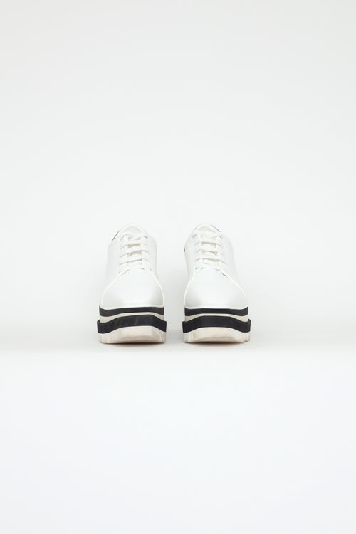 Stella McCartney White 
Blacke Elyse Sneakers