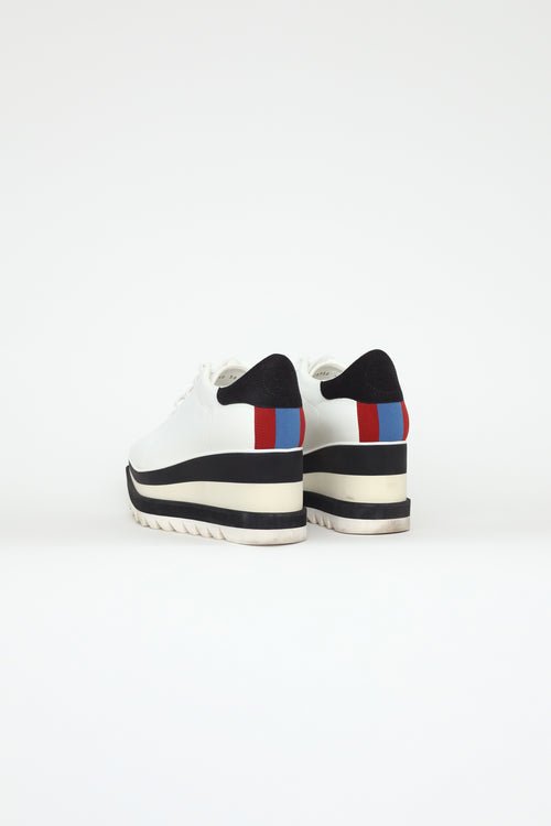 Stella McCartney White 
Blacke Elyse Sneakers