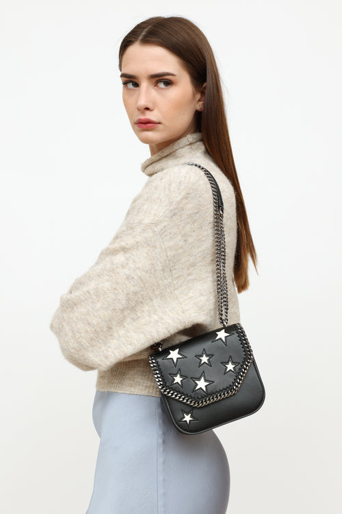 Stella McCartney Black Falabella Star Box Bag