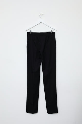 Stella McCartney Black Wool Pleated Pants