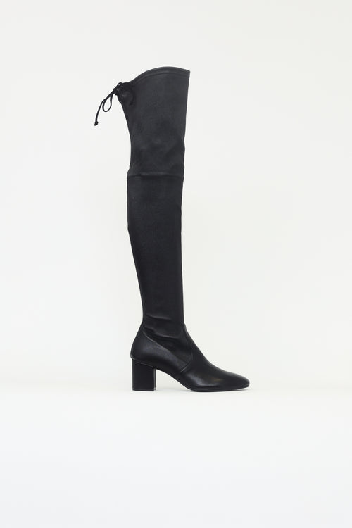 Stuart Weitzman Black Midland Boots