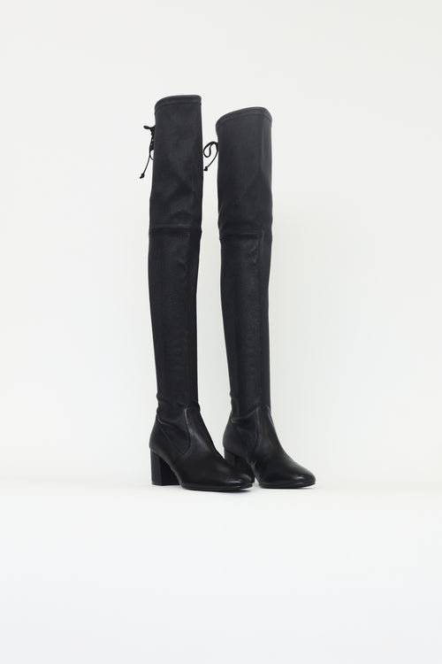 Stuart Weitzman Black Midland Boots