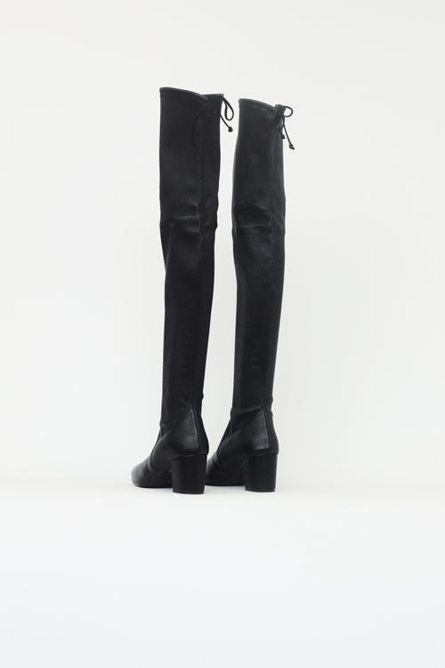 Stuart Weitzman Black Midland Boots