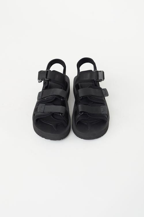 Suicoke Black Chunky Sport Sandal