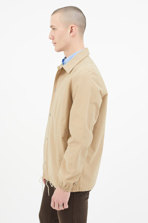 Supreme Beige Waterproof Coach Jacket