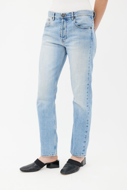 The Row Light Blue Straight Leg Jeans