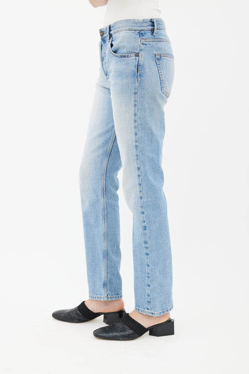 The Row Light Blue Straight Leg Jeans