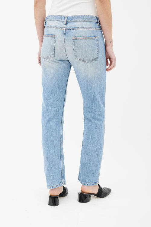 The Row Light Blue Straight Leg Jeans