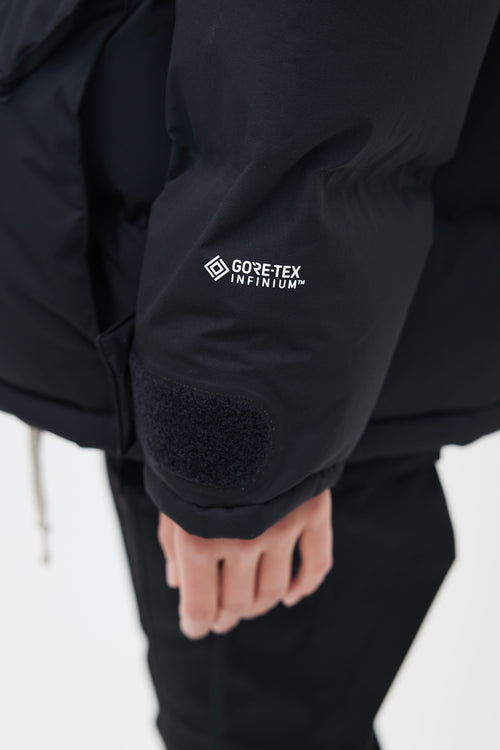 The North Face x HYKE FW 2019 Black Hooded Puffer Jacket