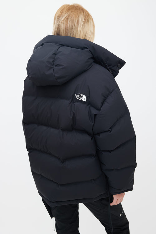 The North Face x HYKE FW 2019 Black Hooded Puffer Jacket