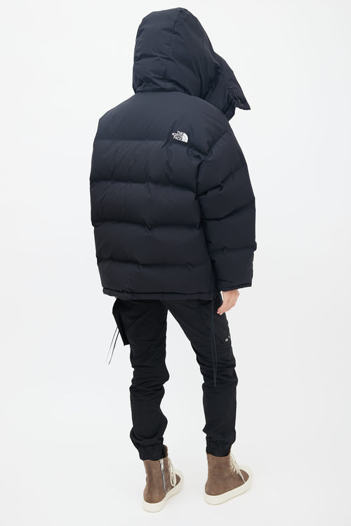 The North Face x HYKE FW 2019 Black Hooded Puffer Jacket