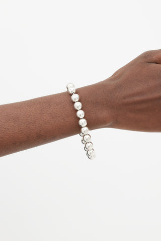 Tiffany 
Co. Sterling Silver HardWear Ball Bracelet