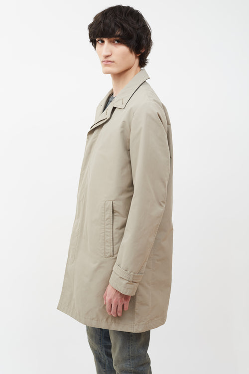 Tiger of Sweden Beige Nylon Bruiser Trench Coat