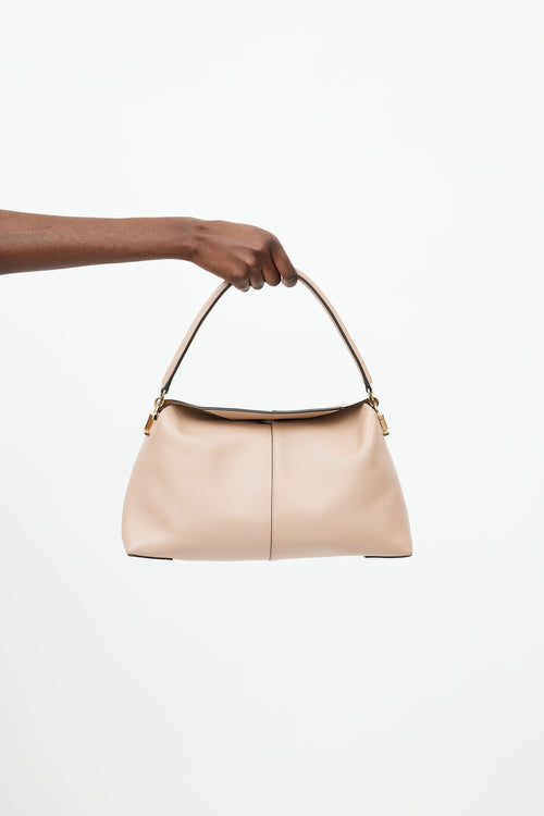 Tod
s Beige Medium Di Shoulder Bag