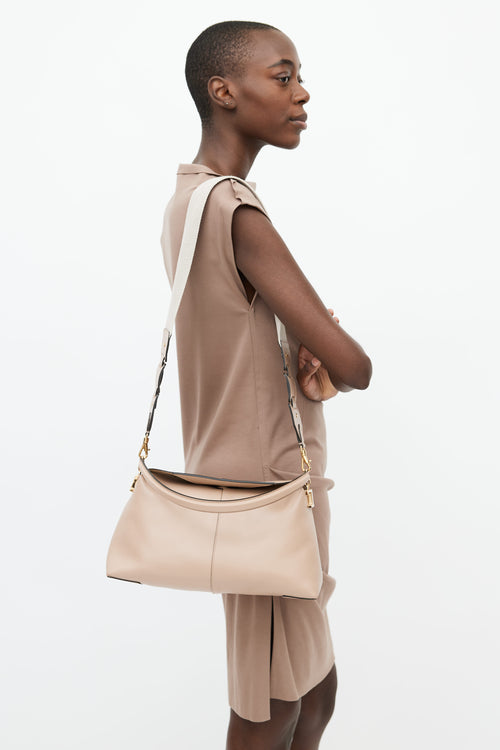 Tod
s Beige Medium Di Shoulder Bag