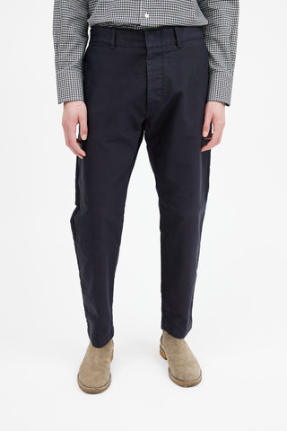 Tom Ford Navy Tapered Leg Trouser