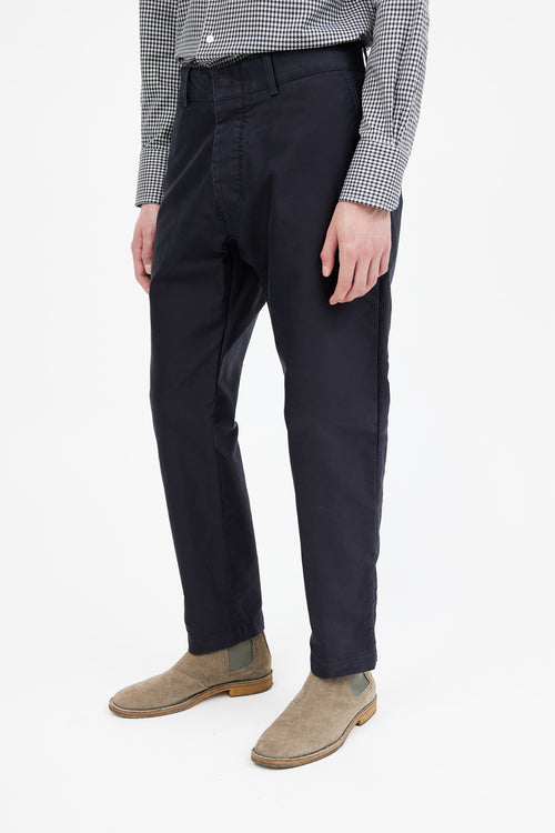 Tom Ford Navy Tapered Leg Trouser