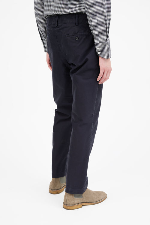 Tom Ford Navy Tapered Leg Trouser