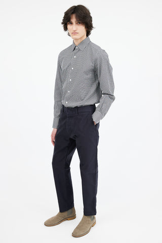 Tom Ford Navy Tapered Leg Trouser