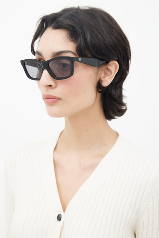 Totême Black #001 The Classics Square  Sunglasses